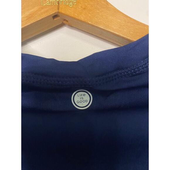 NWT Kids Life Is Good Dark Blue Rash Guard Swim Shirt Size Large Beach Swim - Picture 11 of 13